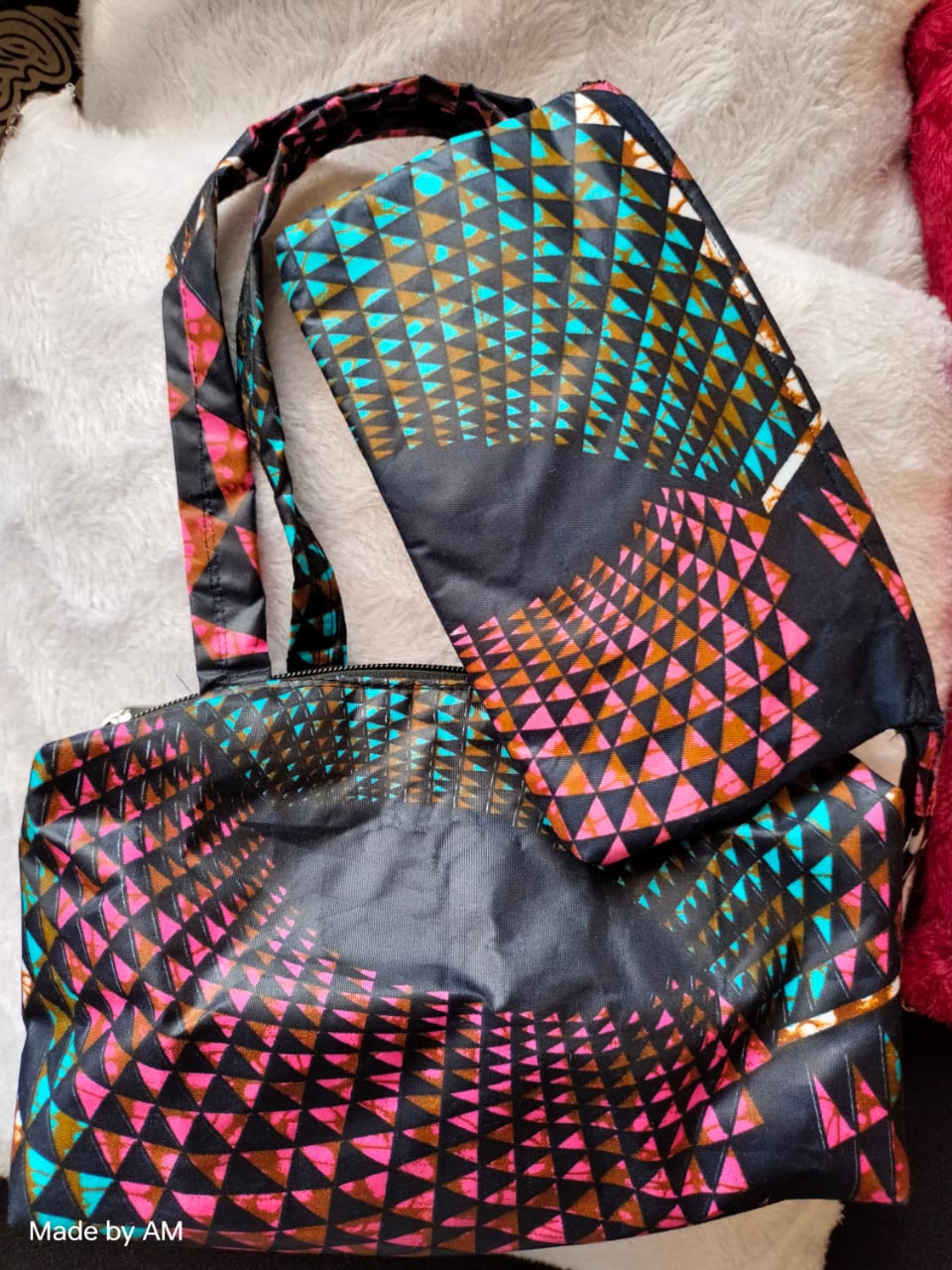 Duffel-style bag & pouch