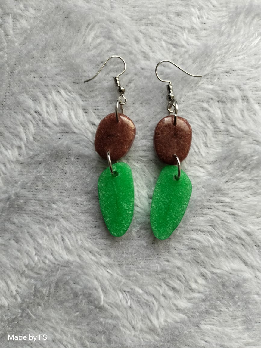 Forest Floor Drop Earrings
