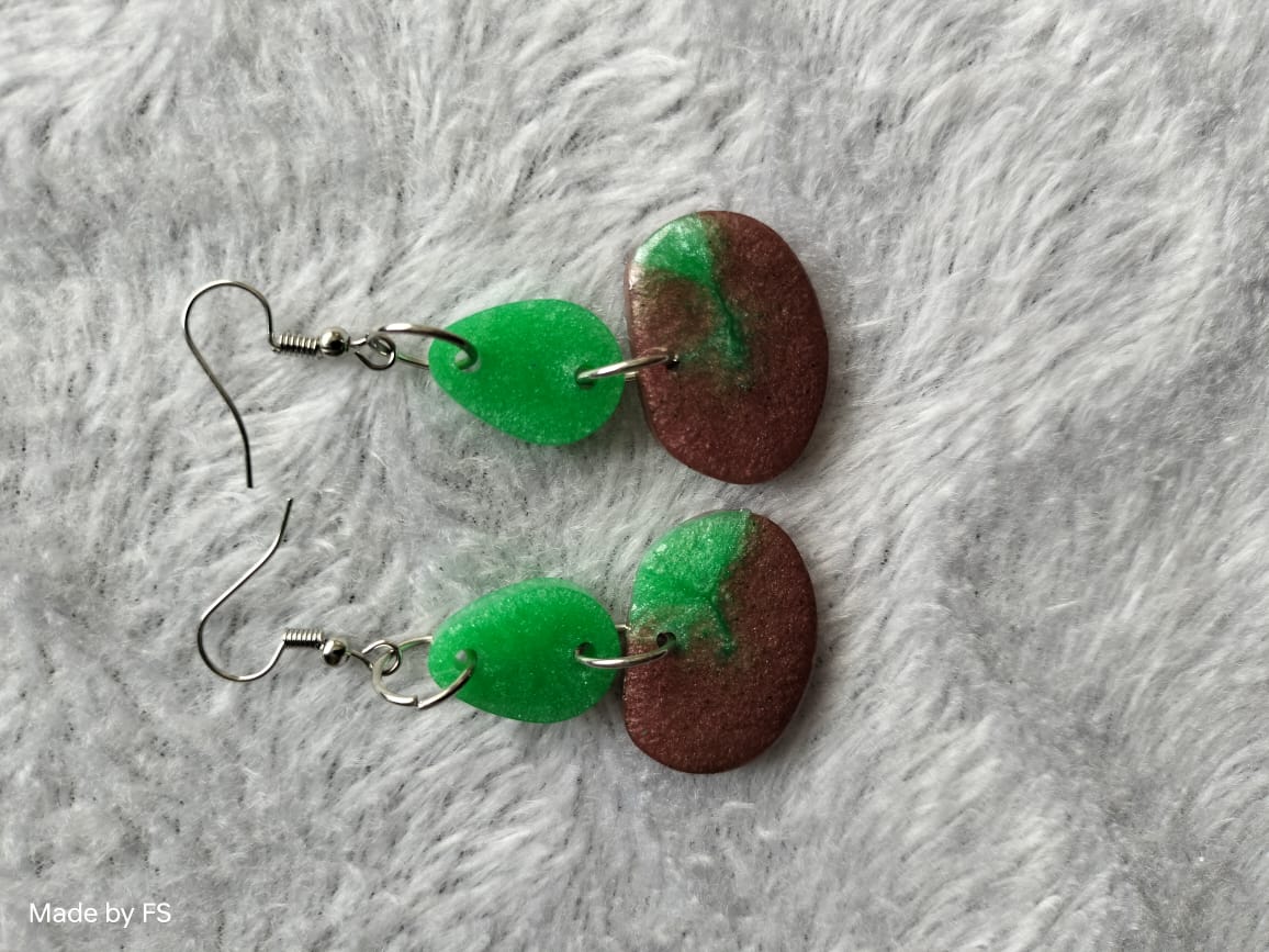 Forest Floor Drop Earrings